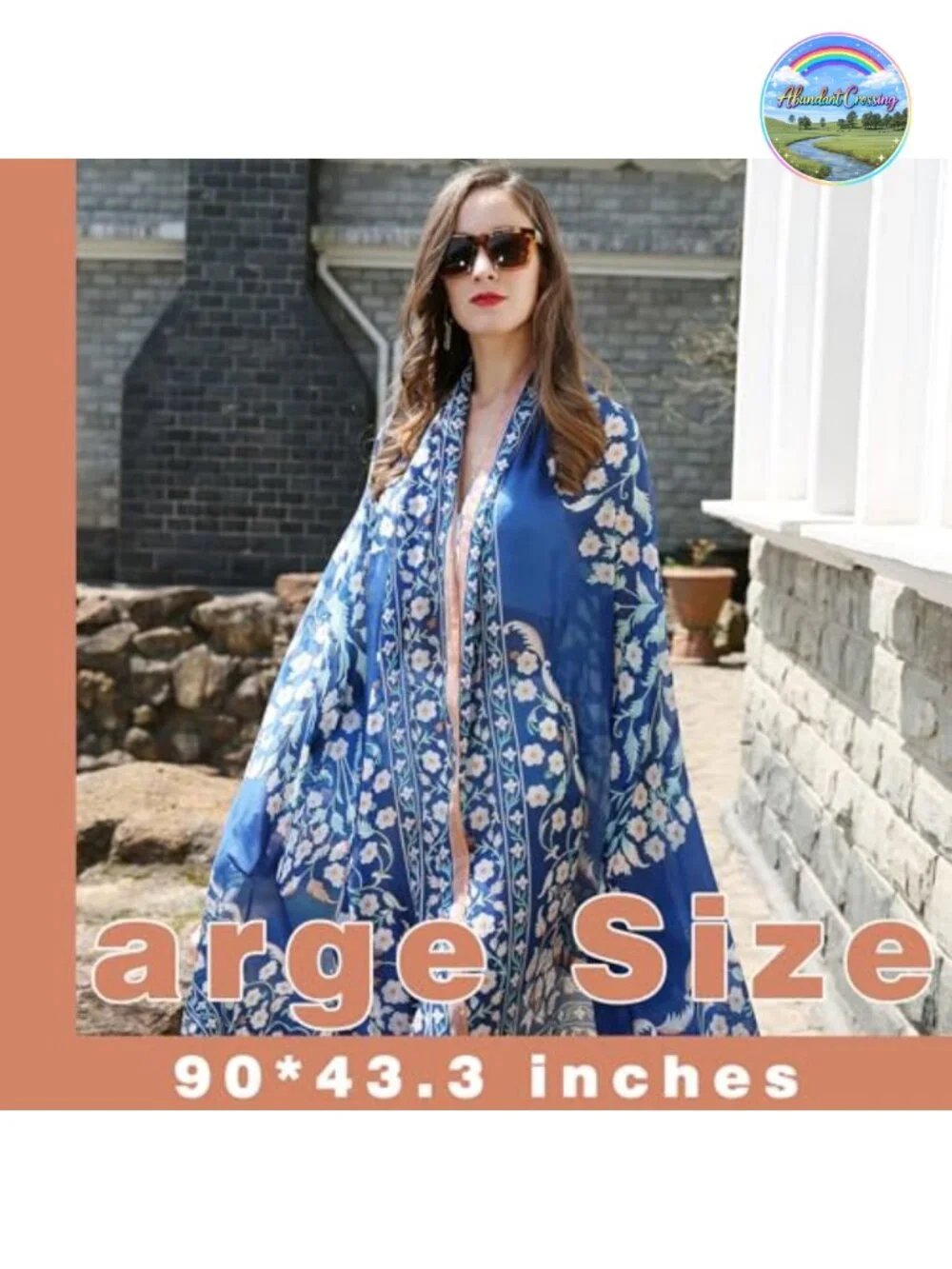 100% Mulberry Silk Pashmina Shawl Wrap Oversized Floral Scarf for Evening